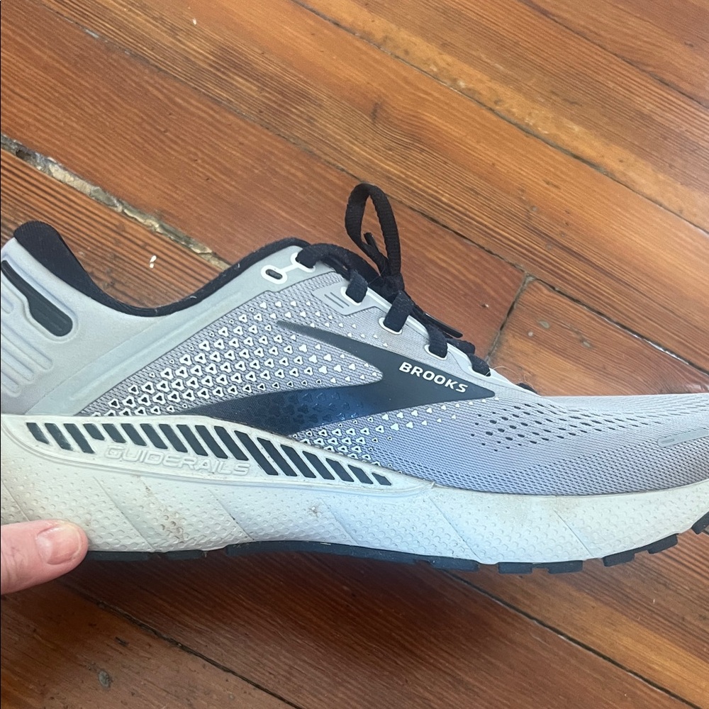 Brooks Light Gray Running Shoes